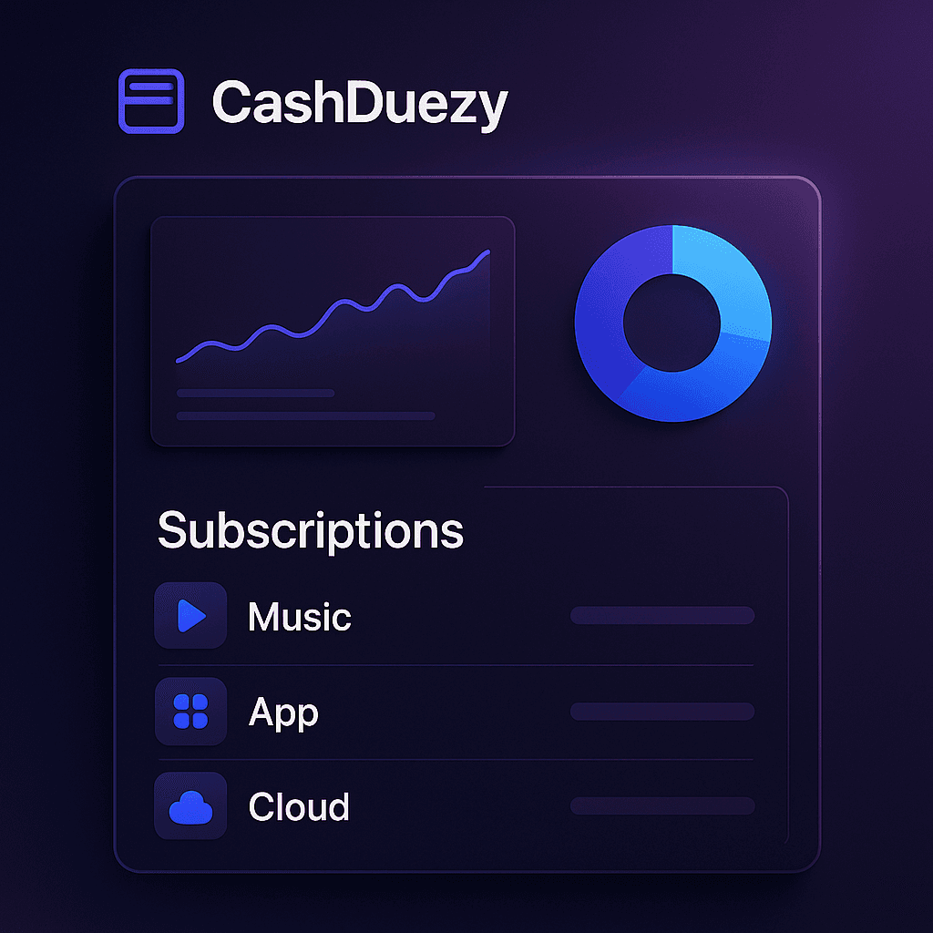 CashDuezy dashboard illustration